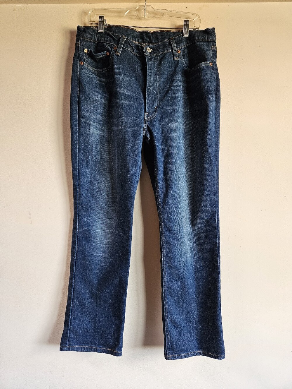 Levi's 514 Distressed Straight Jeans 38x30
